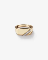 Men's Ring with Carat TW of Diamonds In 10kt Yellow Gold