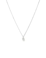 0.50 Carat TW Flawless Diamond Solitaire Pendant in 18kt White Gold