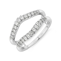 Evermore Ring Enhancer with 0.50 Carat TW of Diamonds in 14kt White Gold