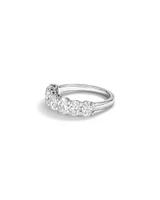 Wedding Band with 2.00 Carat TW Laboratory Grown Diamonds in 14kt White Gold