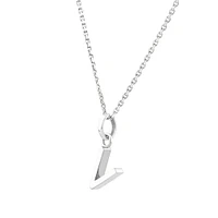 "Z" Initial Pendant in Sterling Silver