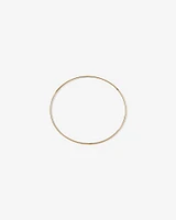 65mm (2.5") 2.5mm Width Solid Oval Bangle in 10kt Yellow Gold