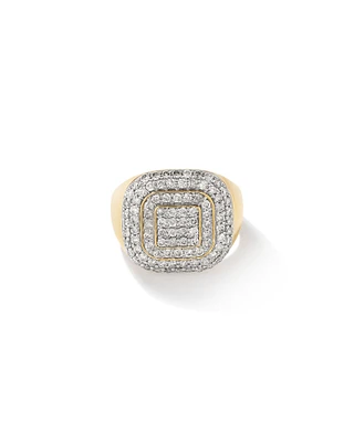 Bague avec 2 Carat TW de Diamants en Or Jaune 10kt