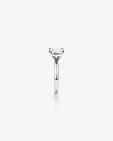 3.00 Carat TW Asscher Cut Laboratory-Grown Diamond Solitaire Engagement Ring in Platinum