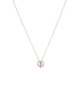 Mini Infinitas Pendant with Diamonds in 10kt Rose Gold