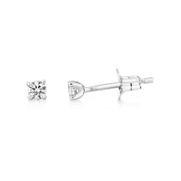 Stud Earrings with 1/7 Carat TW of Diamonds in 10kt Yellow Gold