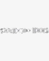 21cm (8.5") 9mm Width Men's Curb Bracelet in Sterling Silver