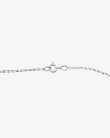 A' Initial necklace with 0.10 Carat TW of Diamonds in 10kt White Gold