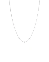 Serendipity Necklace With 0.10 Carat TW Diamonds In Sterling Silver