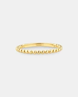 Bead Stacker Ring in 10kt Yellow Gold