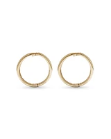 10mm Sleeper Earrings in 10kt Yellow Gold