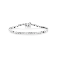 Bracelet de tennis en diamants de 0,50 carats TW en argent sterling