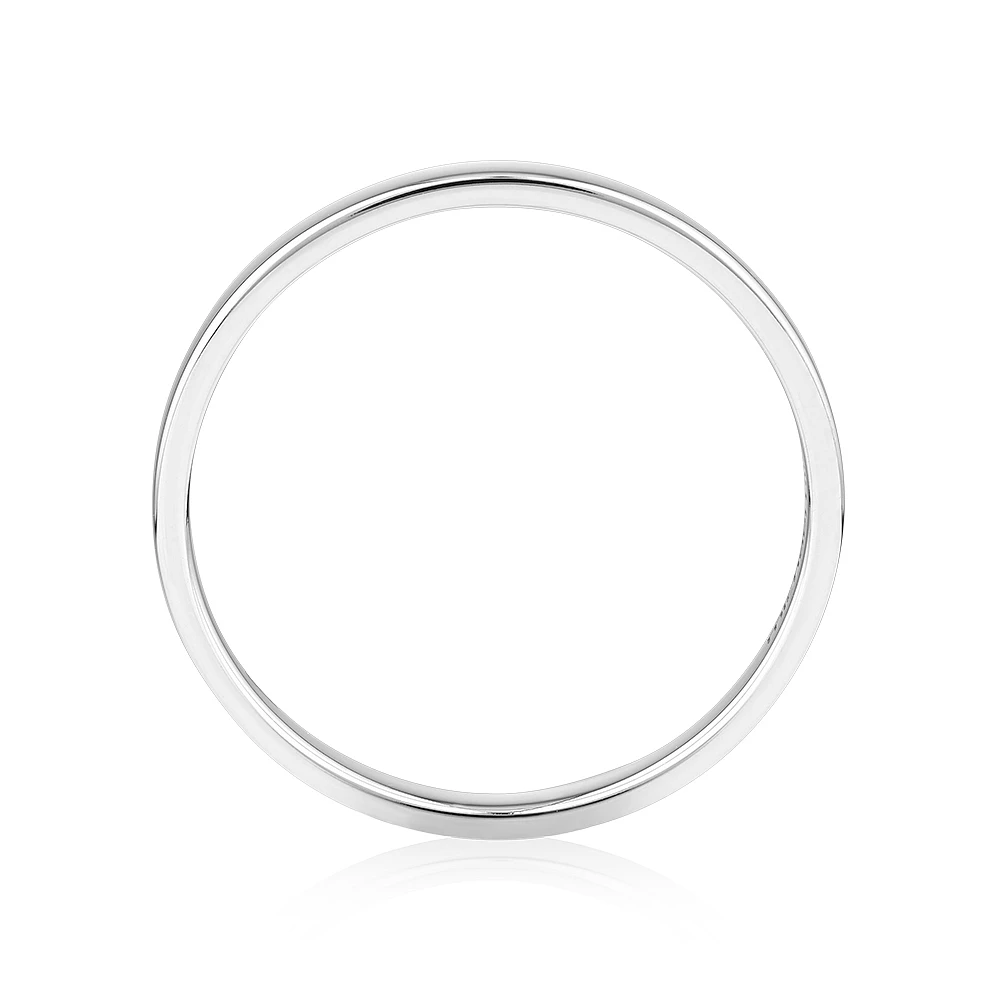 2mm Lite Half Round Wedding Band in 10kt Yellow Gold