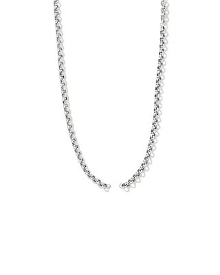 60cm (24") Large Belcher Open Pendant Chain in Sterling Silver