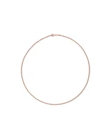 50cm (20") Hollow Belcher Chain in 10kt Rose Gold