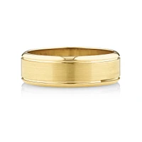 Men's Wedding Band in 10kt Yellow Gold