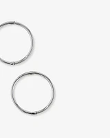 14mm Sleeper Earrings in Sterling Silver