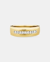 Ring with 0.15 Carat TW of Diamonds in 10kt Yellow Gold