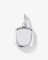 Square Locket Pendant in Sterling Silver