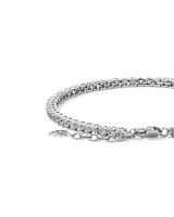 Cubic Zirconia Tennis Bracelet in Sterling Silver