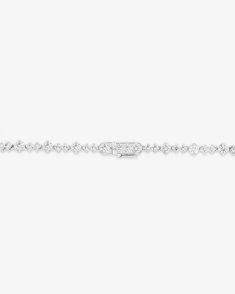 2.79 Carat TW Diamond Tennis Bracelet in 14kt White Gold