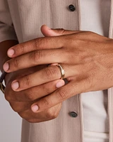 Bague avec 0,15 carat TW de diamants en or jaune 10kt