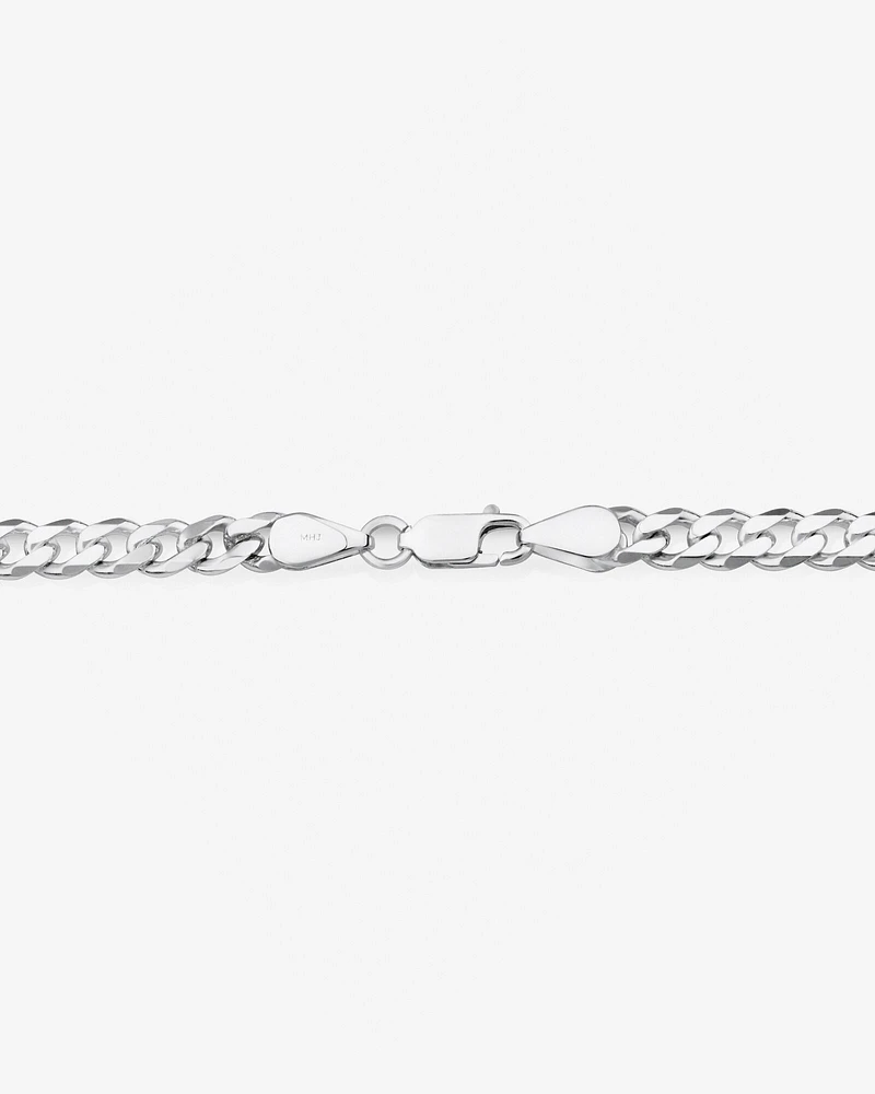 60cm (24") 5.5mm Width Curb Chain in Sterling Silver