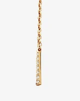 "K" Initial Necklace with 0.10 Carat TW of Diamonds in 10kt Yellow Gold