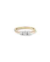 0.50 Carat TW 3 Stone Signature 101 Diamond Ring in 14kt White Gold