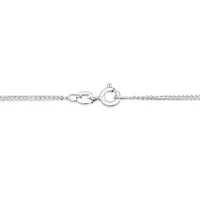 45cm (18") 1.4mm Width Curb Chain in Sterling Silver