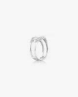 Bague complémentaire Evermore en or blanc 14 K avec diamants totalisant 0,50 ct