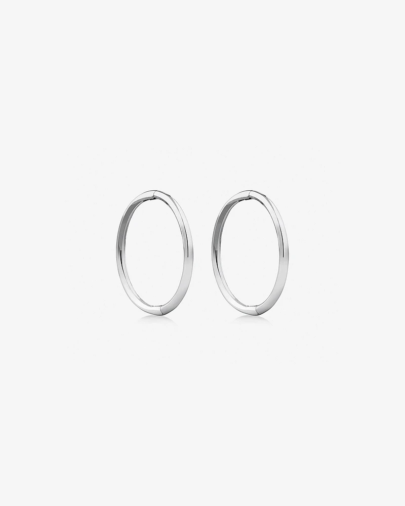 14mm Sleeper Earrings in 10kt Rose Gold