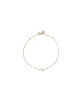 19cm (7.5") Opal Birthstone Bracelet in 10kt Yellow Gold