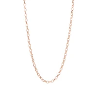 50cm (20") Oval Belcher Chain in 10kt Yellow Gold