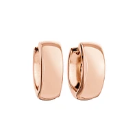 10mm Huggie Earrings in 10kt Yellow Gold