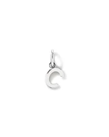 Letter Z Initial Pendant in Sterling Silver