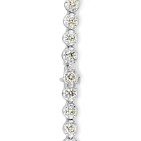 Bracelet de tennis en diamants de 6,00 carats TW en or blanc 14 ct