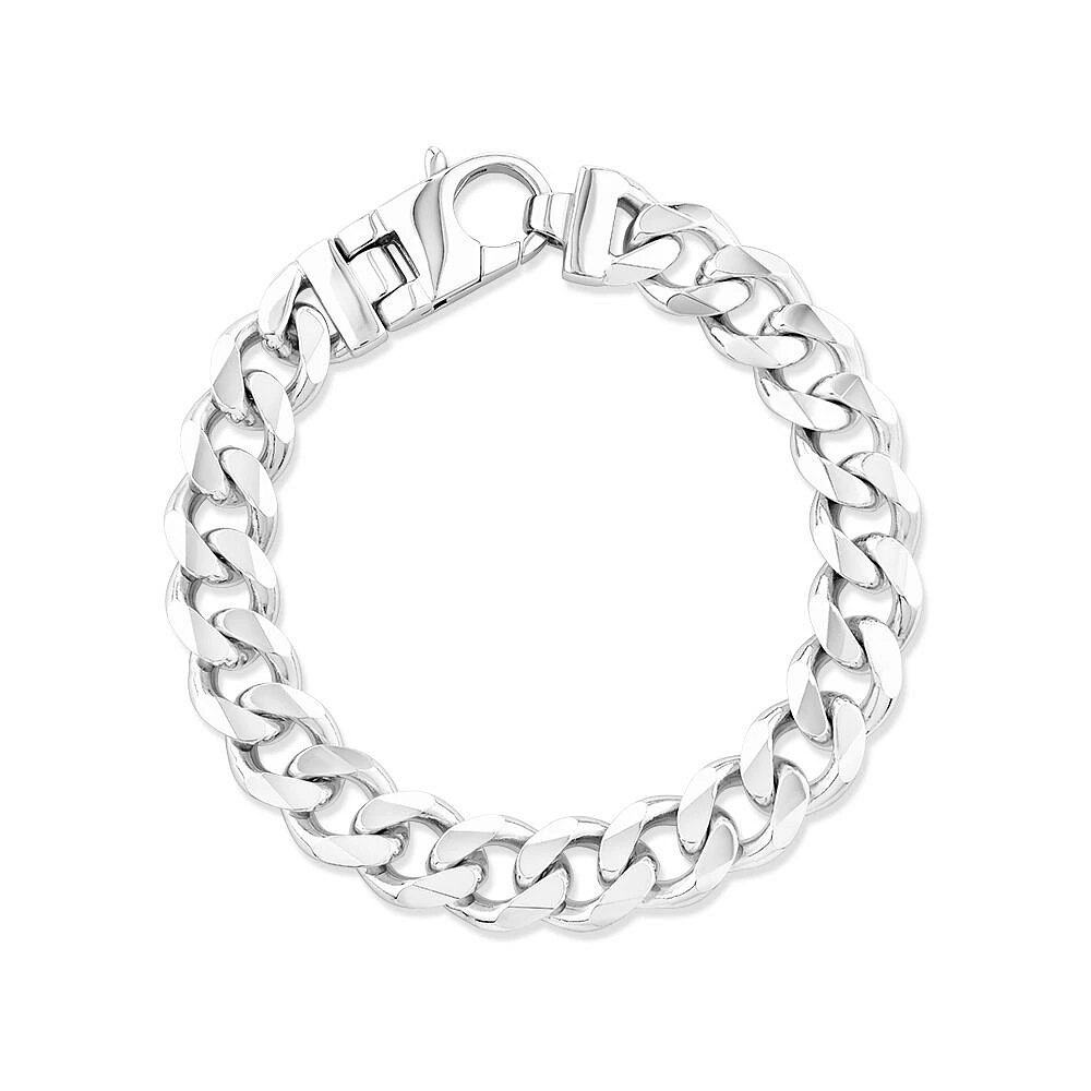 11.3mm Curb Bracelet in Sterling Silver