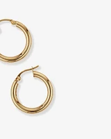 15mm Hoop Earrings in 10kt Yellow Gold