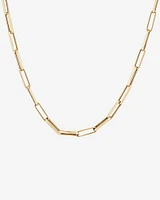 45cm (18”) 4.5mm Width Hollow Rectangular Link Chain in 10kt Yellow Gold