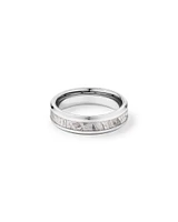 6mm Tungsten and Meteorite Wedding Band
