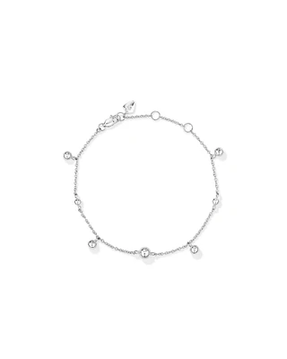 Bracelet avec Stations de Perles de 20cm (8") en Argent Sterling