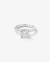 3.00 Carat TW Cushion Cut Laboratory-Grown Diamond Solitaire Engagement Ring in Platinum