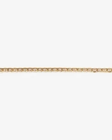 19cm (7.5") 4.5mm-5mm Width Hollow Anchor Bracelet in 10kt Yellow Gold