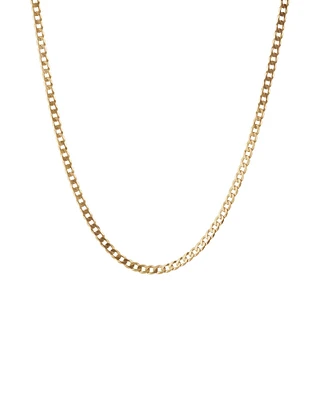 60cm (24") 3.5mm-4mm Width Curb Chain in 10kt Yellow Gold