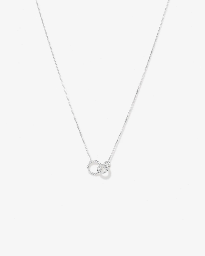 45cm (18") Triple Pendant Necklace in Sterling Silver