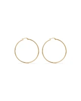 45mm Hoop Earrings in 10kt Yellow Gold