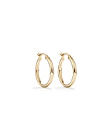 18mm Hoop Earrings in 10kt Yellow Gold