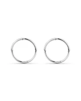 12mm Sleeper Earrings in Sterling Silver