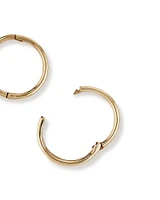 10mm Sleeper Earrings in 10kt Yellow Gold